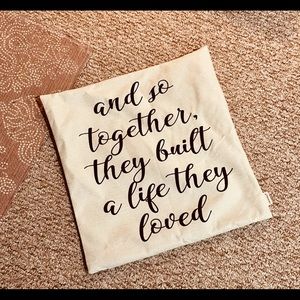 NWOT Decorative Pillowcase